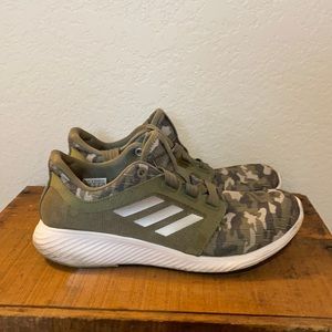 Women’s ADIDAS Edge Lux Shoes Size 8 CAMO Green WMS